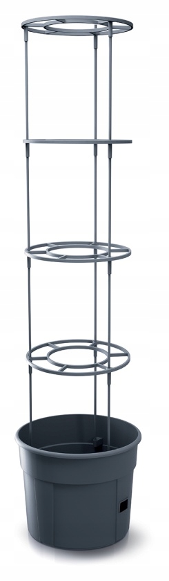 Kvetináč Prosperplast 31,5 cm x 39,2 x 153 cm priemer 39,2 cm plast čierny